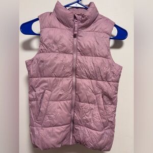 Old Navy Light Pink Kids Puffer Vest